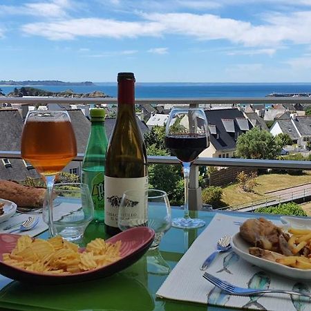 Appartement Bretagne Vue Mer Exceptionnelle Sur Les Hauts D'Erquy Au Calme ! Et Au Pied Du Gr34 Exteriér fotografie