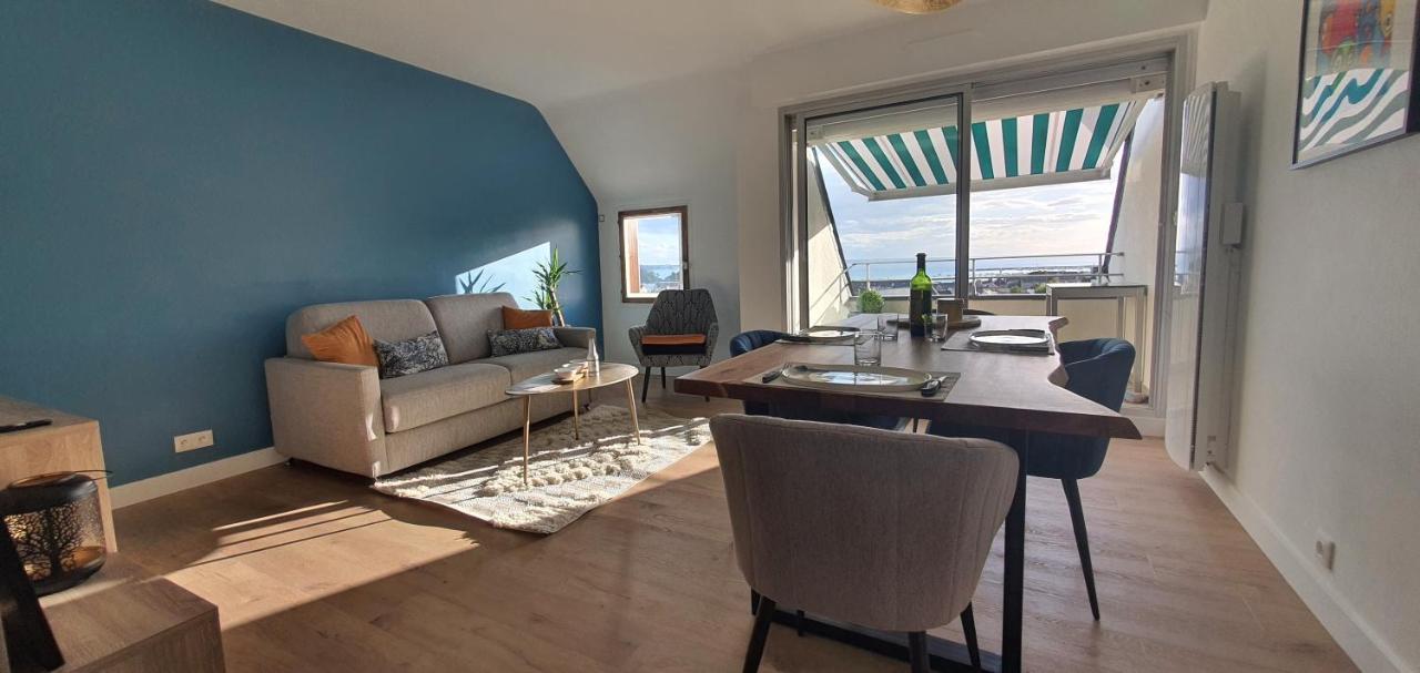 Appartement Bretagne Vue Mer Exceptionnelle Sur Les Hauts D'Erquy Au Calme ! Et Au Pied Du Gr34 Exteriér fotografie