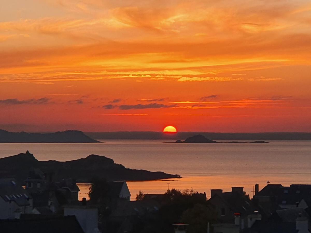 Appartement Bretagne Vue Mer Exceptionnelle Sur Les Hauts D'Erquy Au Calme ! Et Au Pied Du Gr34 Exteriér fotografie